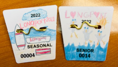 2018 Longport New Jersey OCNJ Seasonal Beach Badge 